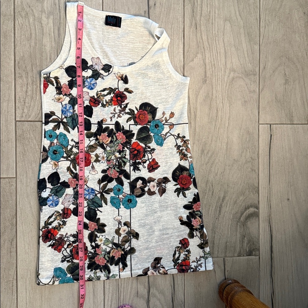 Floral Women's Tank Top - Picture 3 of 3